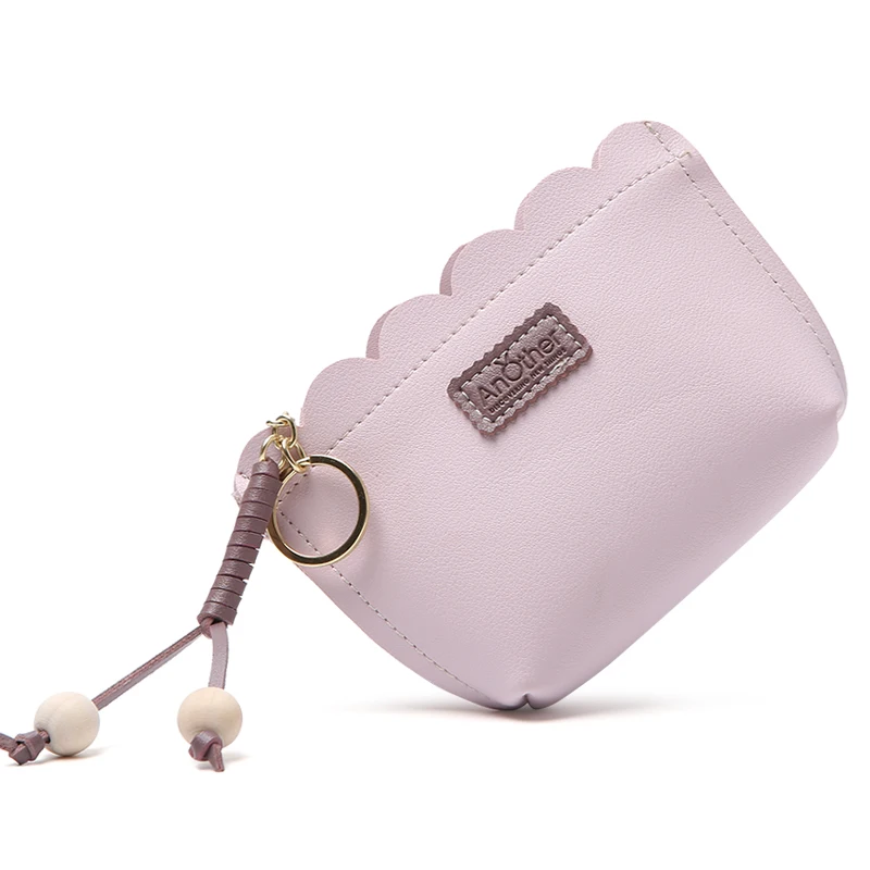 JANE'S Кожаный Модный женский брелок-Кошелек для монет, маленький кошелек, клатч для карт, купюр, наличные сумки, Carteira Feminina - Цвет: pendant purple