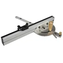 

450mm Miter Gauge With Track Stop Table Saw Router Miter Gauge Sawing Assembly Ruler Miter Gauge Table Saw
