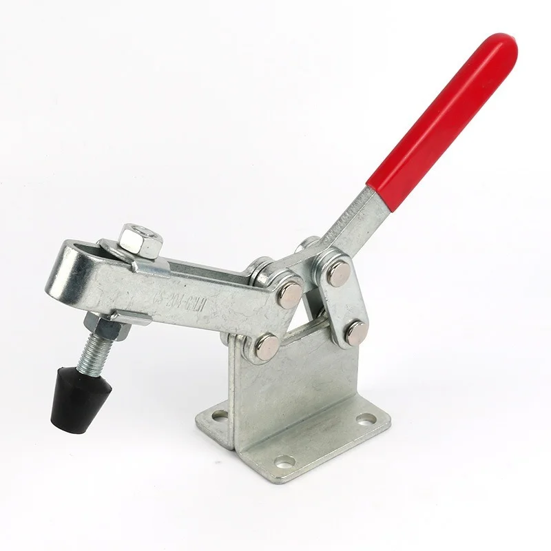 

4/8pcs/set Red Toggle Clamp GH-201B 100kg Quick Release Tool Horizontal Clamps Hand New Heavy Duty Tooling Accessory