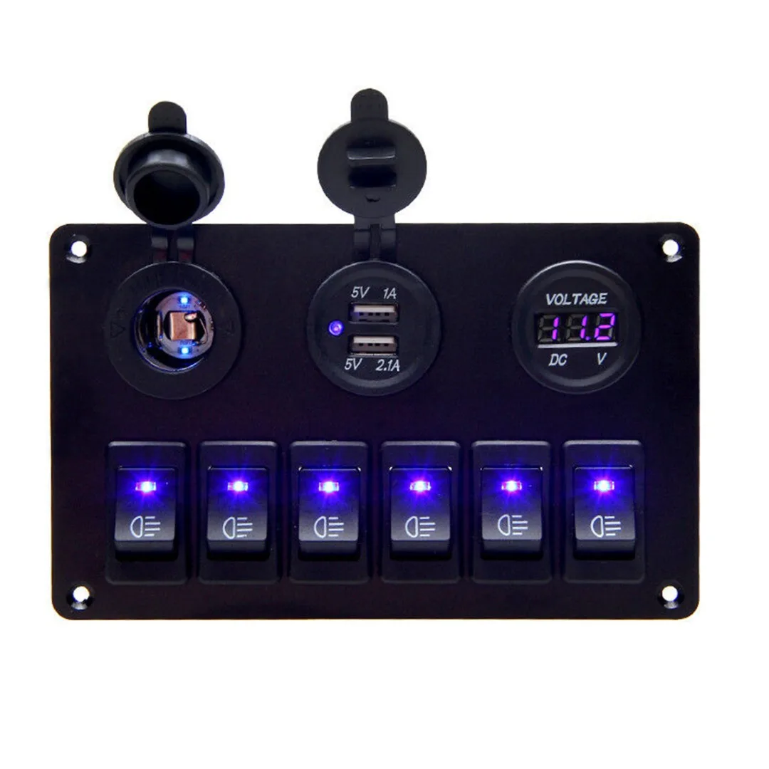 switch painel disjuntores para barco rocker switch painel de controle