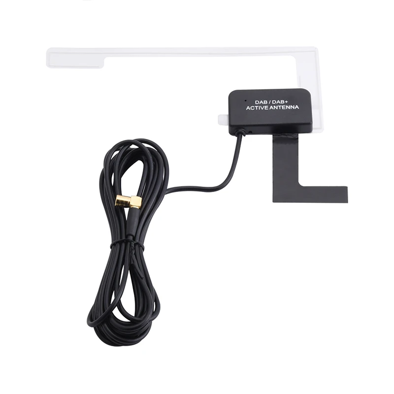 

SPEEDWOW Universal SMB Connector Car Radio Aerial DAB Digital Auto Aerial Radio Antenna Windshield Mounting Signal Reception