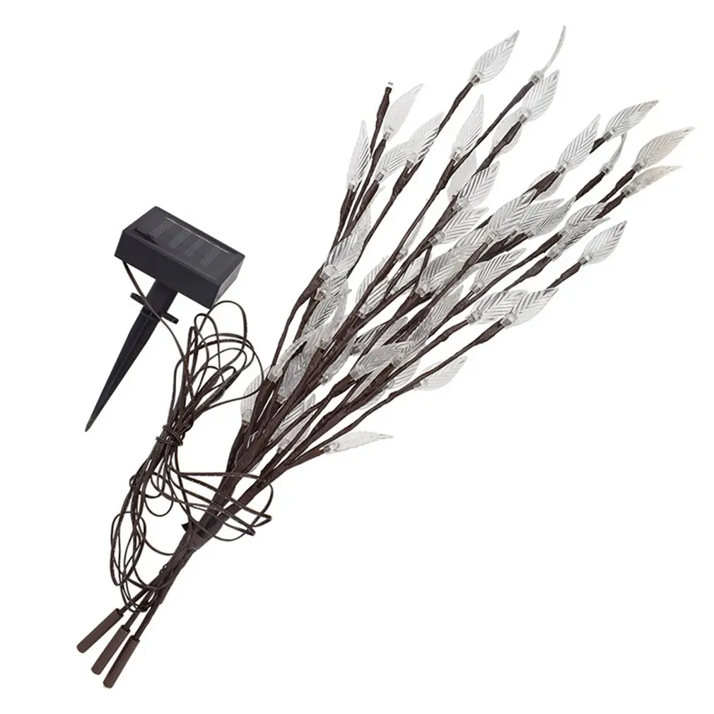 

3 Pack Outdoor Garden Lawn 60 Led Solar Powered Branch Tree Leaf Flower Lights Professional Fashion Energy Saving Solar Light