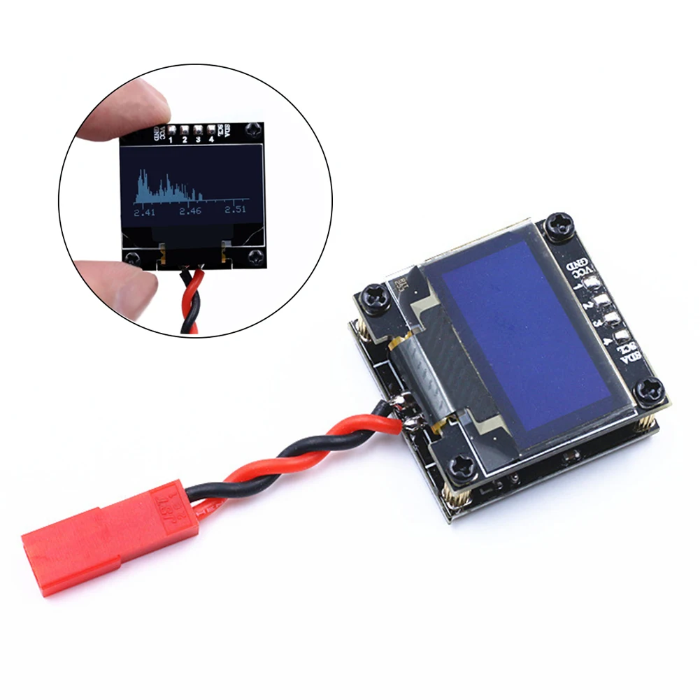 Прочный USB интерфейс OLED дисплей Стабильный RC ручной анализатор Профессиональный Высокочувствительный РЧ тестер метр 2,4G Группа