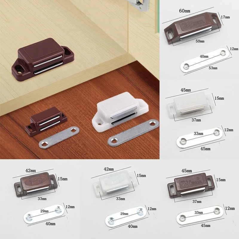 5Pcs Furniture Hardware Door Catch Latch Door Stop Kitchen