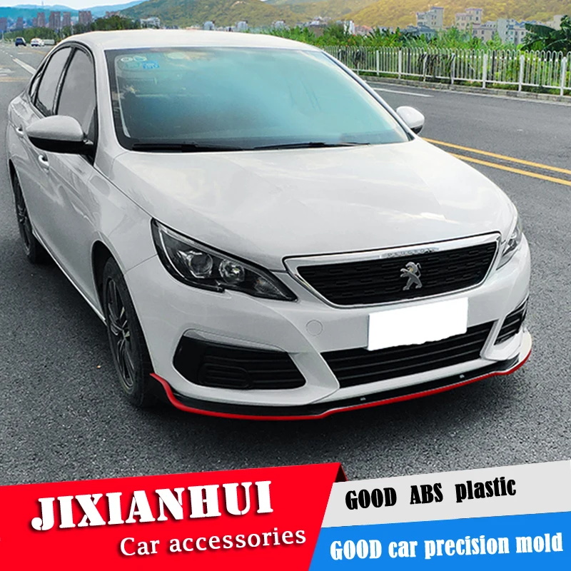 Задний спойлер для Peugeot 308 2016-2018 задний ABS диффузор переднего бампера | Автомобили