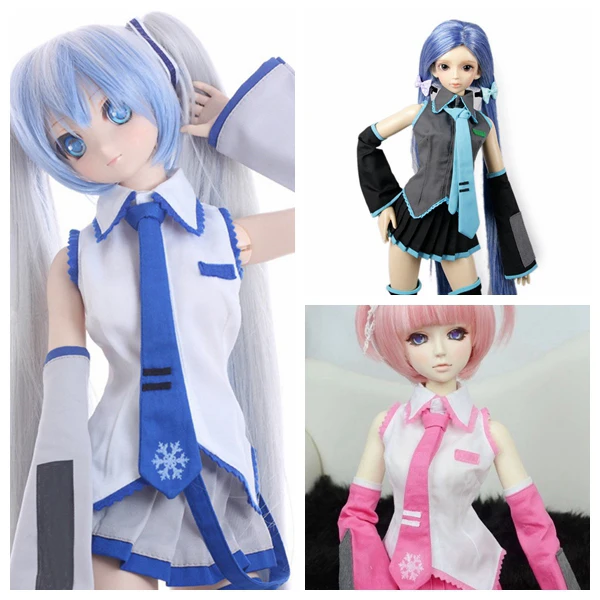 

[wamami] 251# Cosplay Vocaloid Hatsune Miku Uniform Suit 1/4 MSD 1/3 SD DD BJD Dollfie