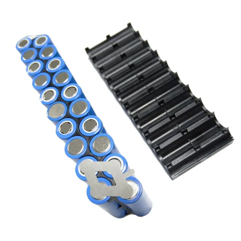 

10PCS 2x10P/2x13P Cell Plastic 18650 Battery Spacer Holder Cylindrical Cell Bracket for Battery Storage Accessories M5TB