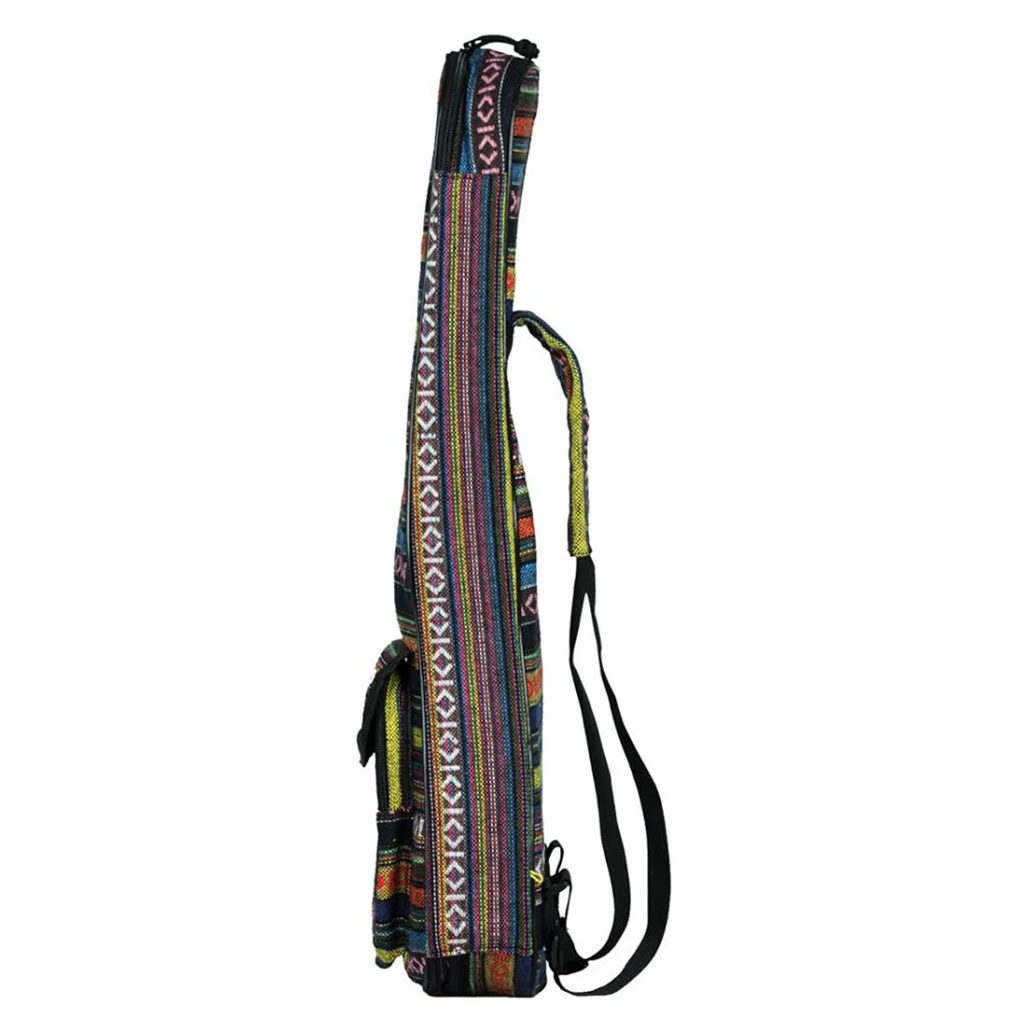 1x Ukulele Travel Bag Padded 23'' Carrying Backpack for Guitar Back Bag Case Guitar Parts & Accessories