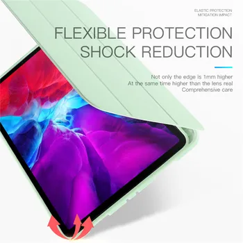 

Ultra Slim Leather Flip Protective Case for iPad Pro 11 /12.9 2020 Tablet Foldable Cover Quick Release Housing Shell Case