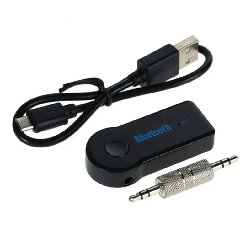 

Wireless Bluetooth Car Receiver 3.0 Adapter 3.5mm AUX Audio Stereo Music Compatible with home stereos/car stereos/headphones