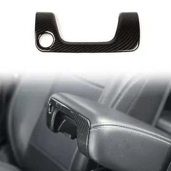 

Center Armrest Box Keyhole Panel Decor Carbon Fiber For Jeep Wrangler JL 2018-2019