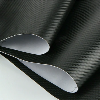 

5D Carbon Fibre Vinyl Wrap Sheet Film Sticker Car Wrap Decal Bubble Carbon Fiber Rubber Styling Car Stickers Door Sill Protector