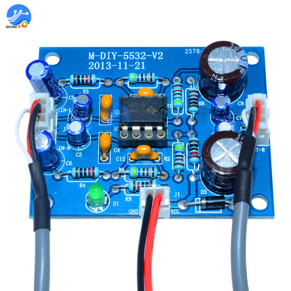 NE5532 OP AMP стерео аудио усилитель доска DIY kit для колонок звуковое оборудование