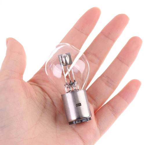 2PCS 할로겐 헤드 램프 전구 ATV 오토바이 스쿠터 조명, 12V 35W B35 BA20D 모터 6