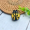 10pcs  Mini Ladybug Silicone Beads Baby Dummy Cartoon Pacifier Toy Accessories 6