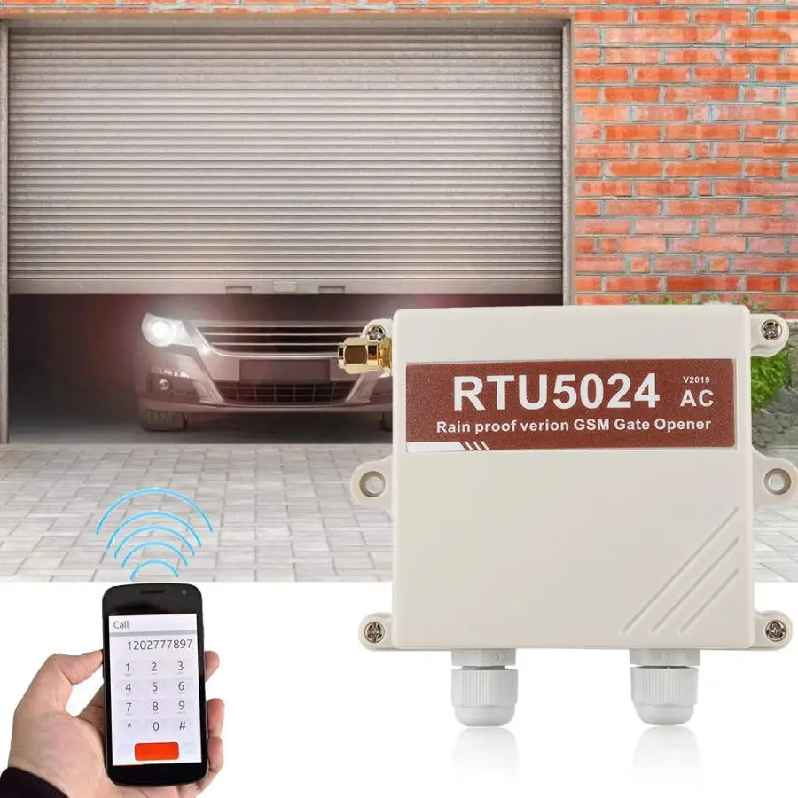 RTU5024 V2019 Водонепроницаемый GSM Дистанционный пульт доступа к дверям сигнализация