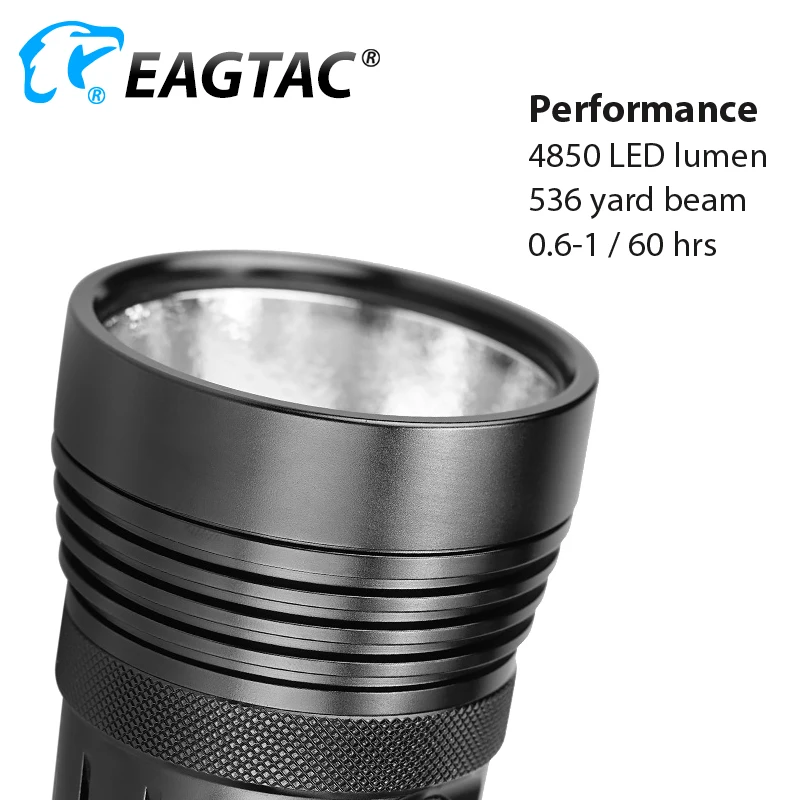 EAGTAC MX3T светодиодный фонарик мощный супер-яркий фонарь XHP70.2 4850 люмен перезаряжаемый аккумулятор для фотосъемки 3*18650