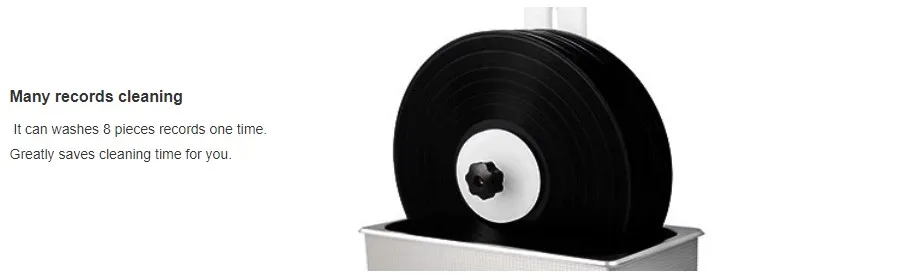 Flexible disassembly and multi-purpose amari vinyl record ultrasonic cleaner