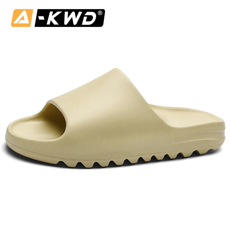 2020 Designer Kanye West Man Slippers Men Foam Runner Summer Men's Slide  Unisex Casual Slippers Beach Shoes Sandals Men Eva E 46 - Men's Sandals -  AliExpress