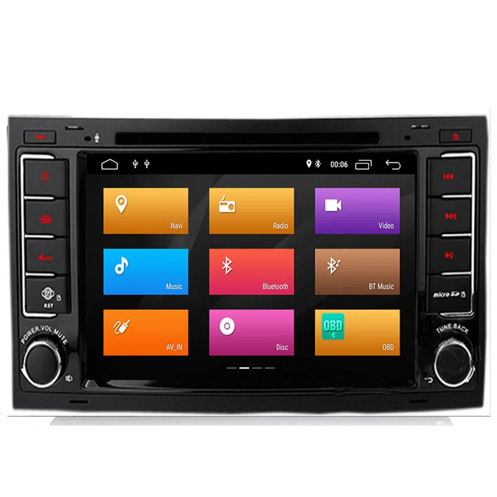 Top 7"HD IPS Android 9.0 Car GPS navigation for Volkswagen Touareg T5 Transporter Multivan wifi 3g bluetooth Radio stereo multimedia 4