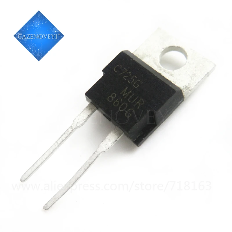 10pcs/lot MUR860G MUR860 U860 TO-220 In Stock | Электронные компоненты и принадлежности