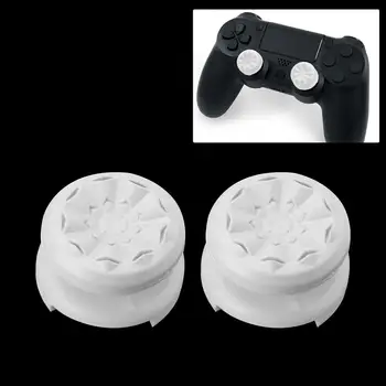 

For Sony PS4 2Pcs Thumbstick Grip Gaming Joystick Cap Cover Extender Game Controller Gaming cap Accessories soft replacement