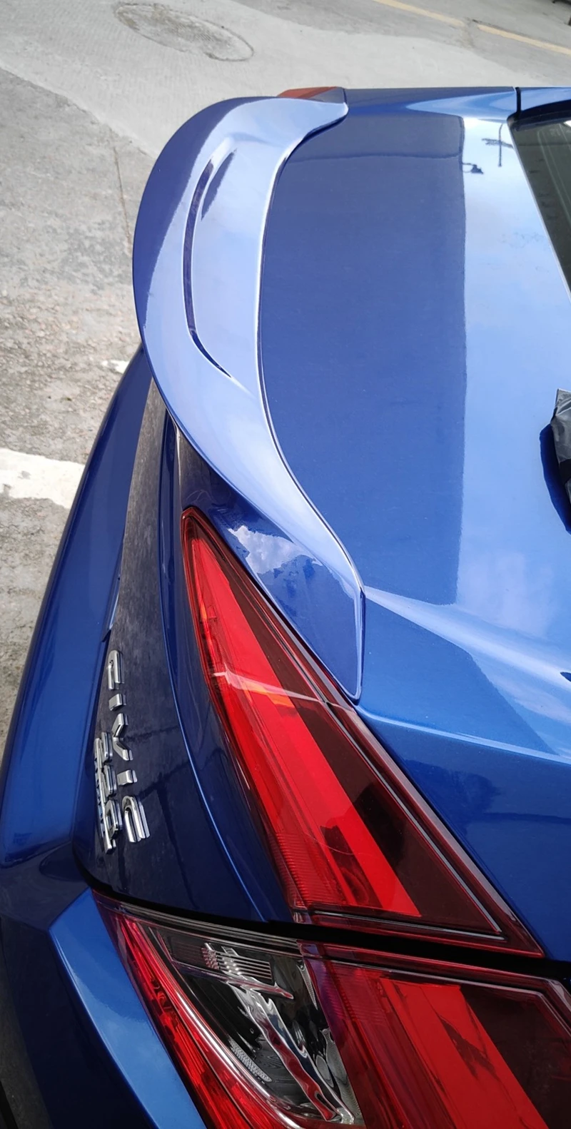Дизайн для Honda Civic 10th ABS пластик праймер цвет задний спойлер багажника хвост загрузки крыло украшения