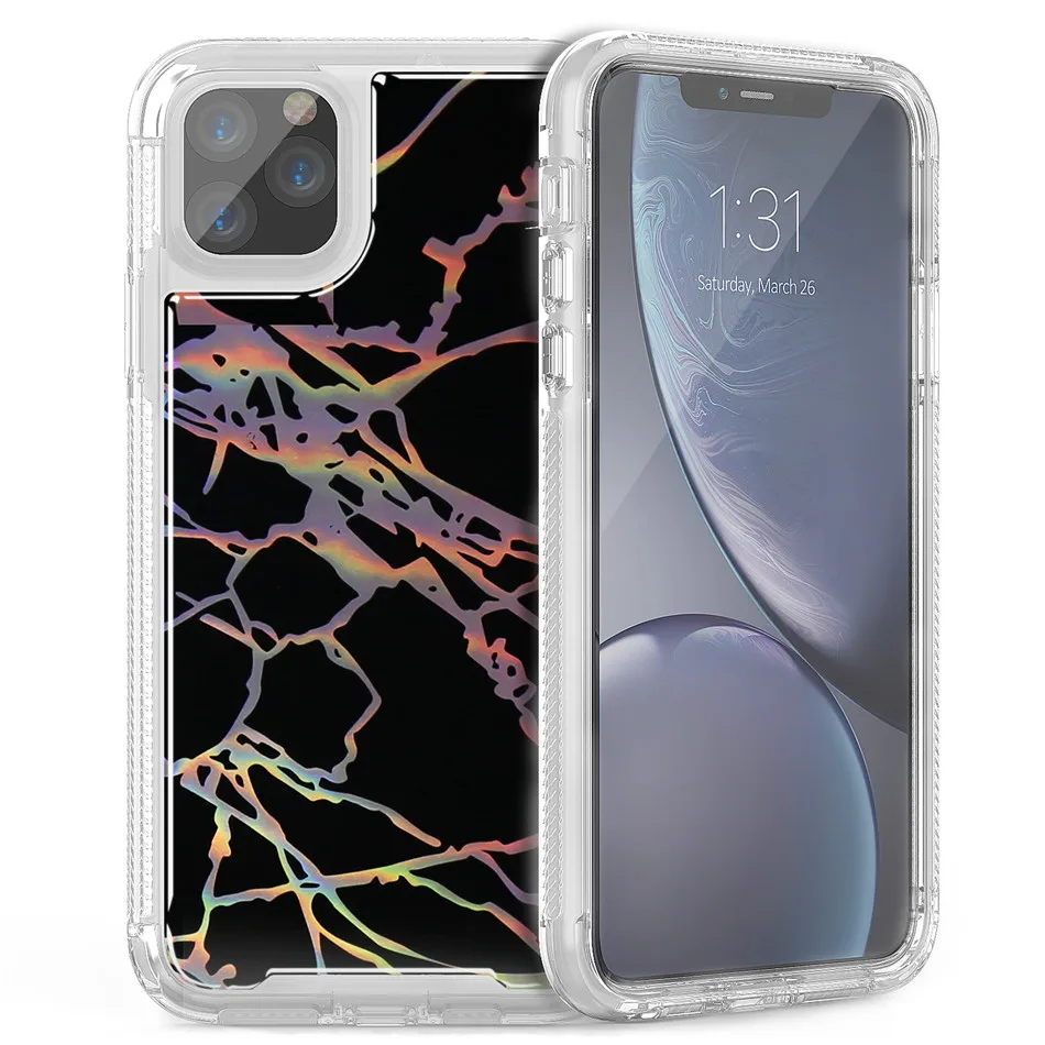 Чехол для iPhone 11 Pro Max 6 5 2019 версия гибридный чехол с защитой от падения мраморный