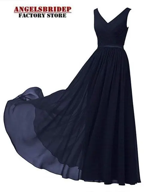 ANGELSBRIDEP-V-Neck-Long-Bridesmaid-Dresses-Chiffon-Empire-Waist-Vestido-da-dama-de-honra-Formal-Wedding.jpg_640x640 (1)