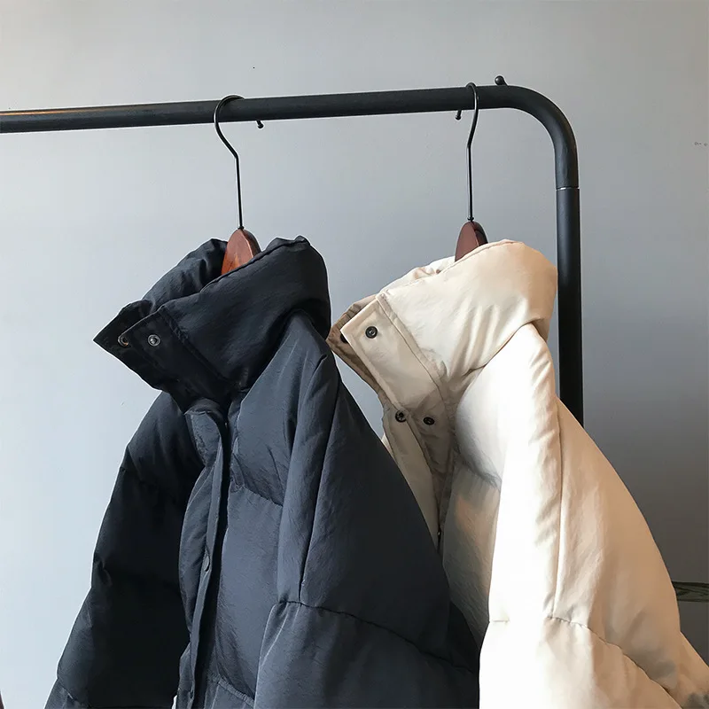 2019 куртка-пуховик стоячий воротник парка зимнее толстое теплое пальто Женская хлебная одежда корейская Студенческая верхняя одежда