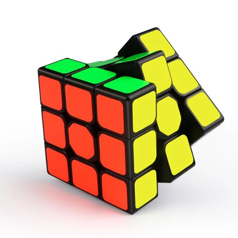 Qiyi 3x3x3 три слоя магический нео куб профессиональный конкурс скорость Cubo магические наклейки Пазлы куб игрушки для детей