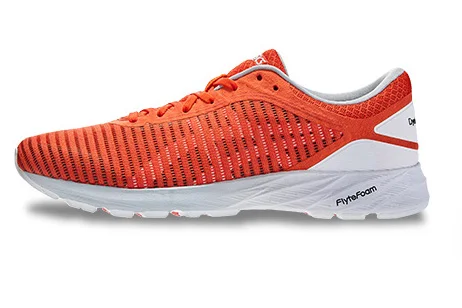 Red-white Новые оригинальные ASICS кроссовки ASICS DynaFlyte 2 Спортивная обувь для мужчин беговые мужские кроссовки Asics Gel - Цвет: Red-white
