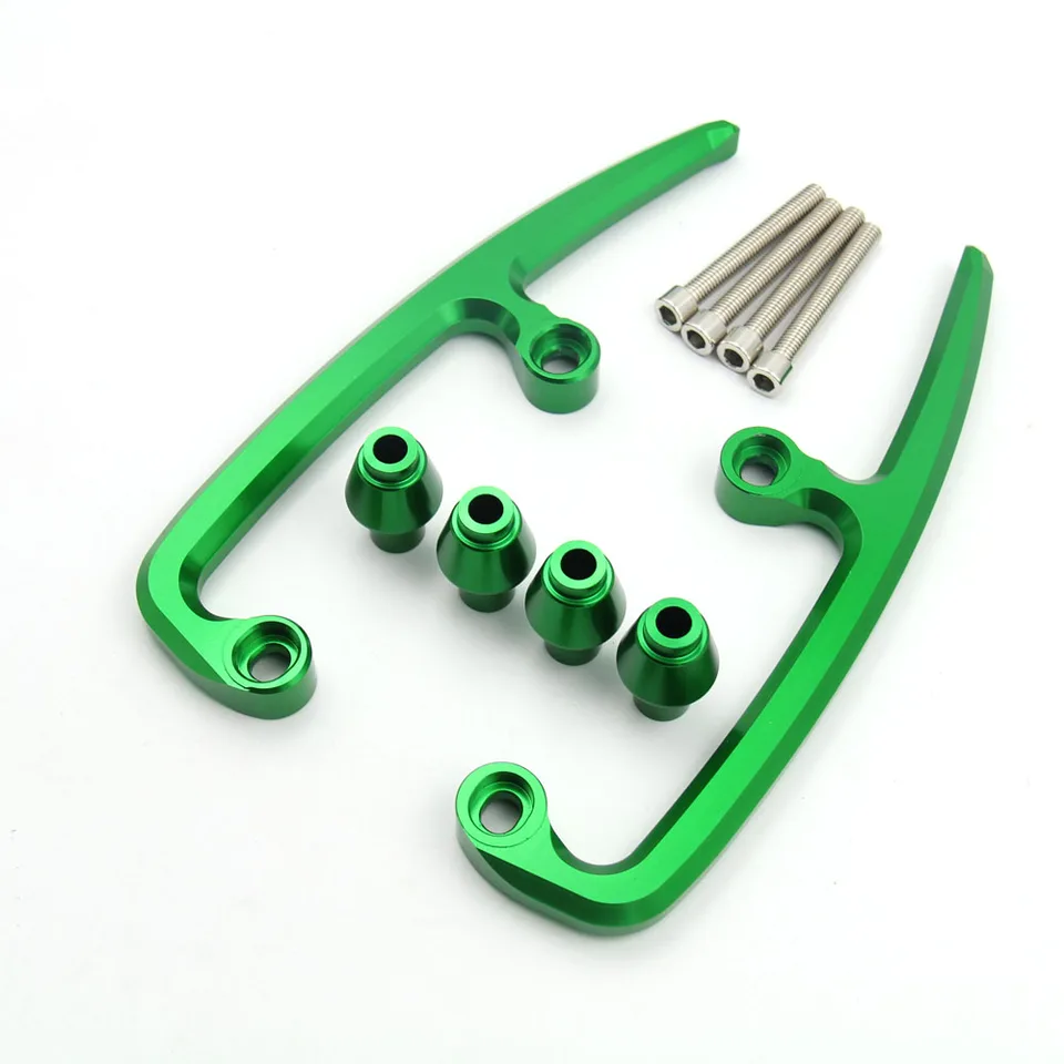 ELGISI PoignéE Guidon Pour Kawasaki Z650 Z650 Z650 1999-2019 7/8 "22 MM Accessoires De Moto Poignée CNC PVC Poignées De Guidon Antidérapantes Extrémité De Moto (Couleur : Noir