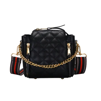 

Luxury Bag Fashion Handbag 2020 designer women's bag PU leather Lingge embroidery Messenger Bag Wallet