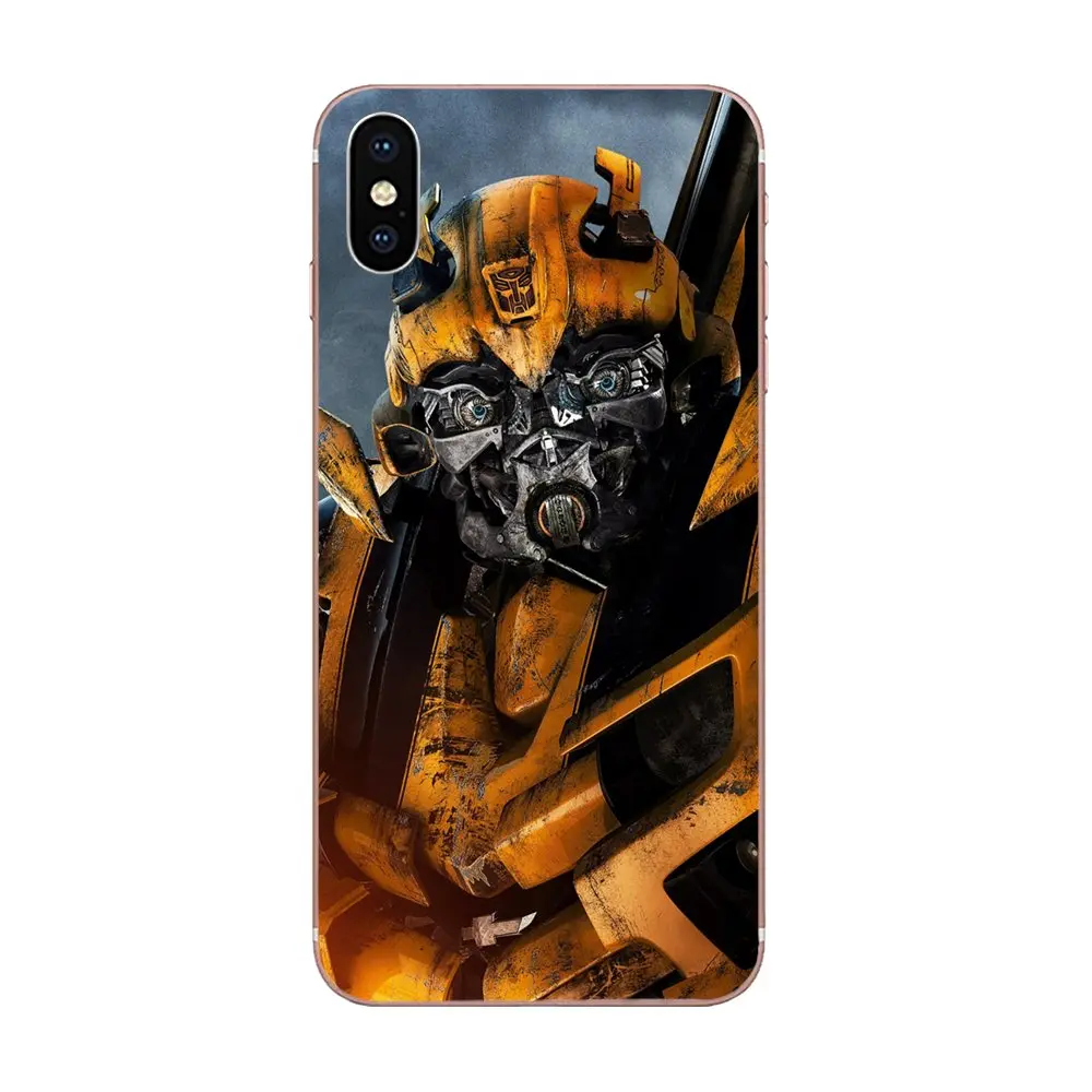 Мягкие ТПУ чехлы Капа Bumblebee трансформер спортивный автомобиль для Xiaomi Redmi Mi 4 7A 9T K20