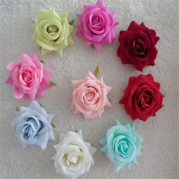 

48Pcs Artificial Rose Flower Heads Dia.8cm/3.15", Simulation Roses for Tracery Wall Decorative Wedding Home Artificial Flowers