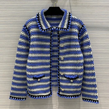 

Women Cotton Cardigan Coat Autumn 2020 Casual O-Neck Long Sleeve Knit Sweater Coat Female Tops