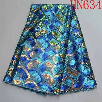 

Africa Organza Lace Fabric,Newest Design High Quality Advanced Shining Sequins Nigerian Net Swiss Lace French Tulle Lace Fabrics