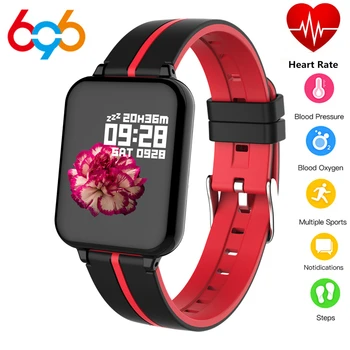 

696 Smart Watch B57 Men Women Heart Rate Tracker Blood Pressure Smart Bracelet R16 Sport Wristband For Android Apple iOS Phone