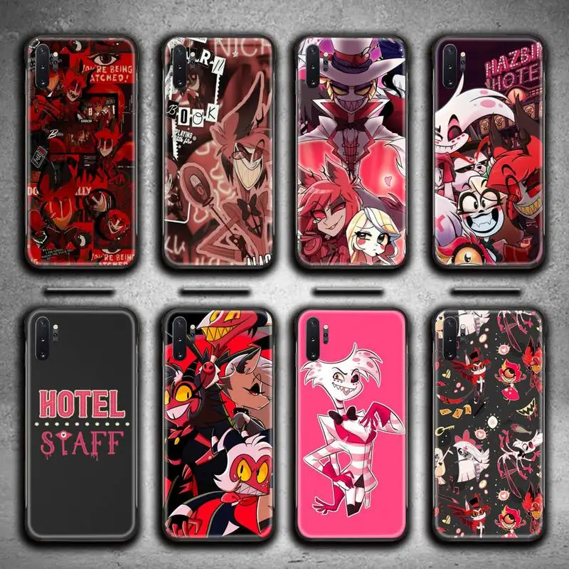 hazbin hotels Phone Case For Samsung Galaxy Note20 ultra 7 8 9 10 Plus lite J7 J8 2018 Prime M21 | Мобильные телефоны и