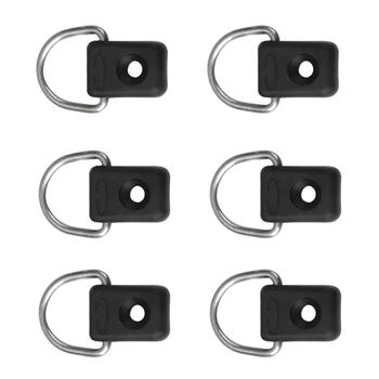 

6Pcs/Set Kayak Raft Boat Dinghy Camping D rings Fittings Hardware Replacement, Lightweight & Durable