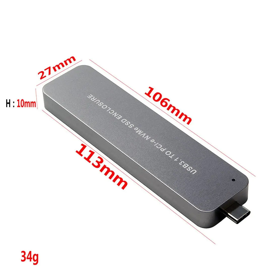 PCI-E NVME CŸ SSD ̽,  USB 3.1 m2, USB 2242/2260/2280 HDD Ŭ, ϵ ̺ ũ ڽ, ũž Ʈ PC M.2