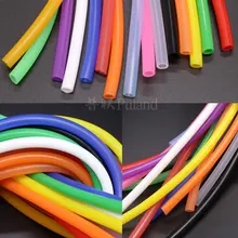 Silicone Tube ID 1 2 3 4 5 6 7 8 9 10 mm Flexible Rubber Hose Food Grade Soft Drink Pipe Water Connector Colorful