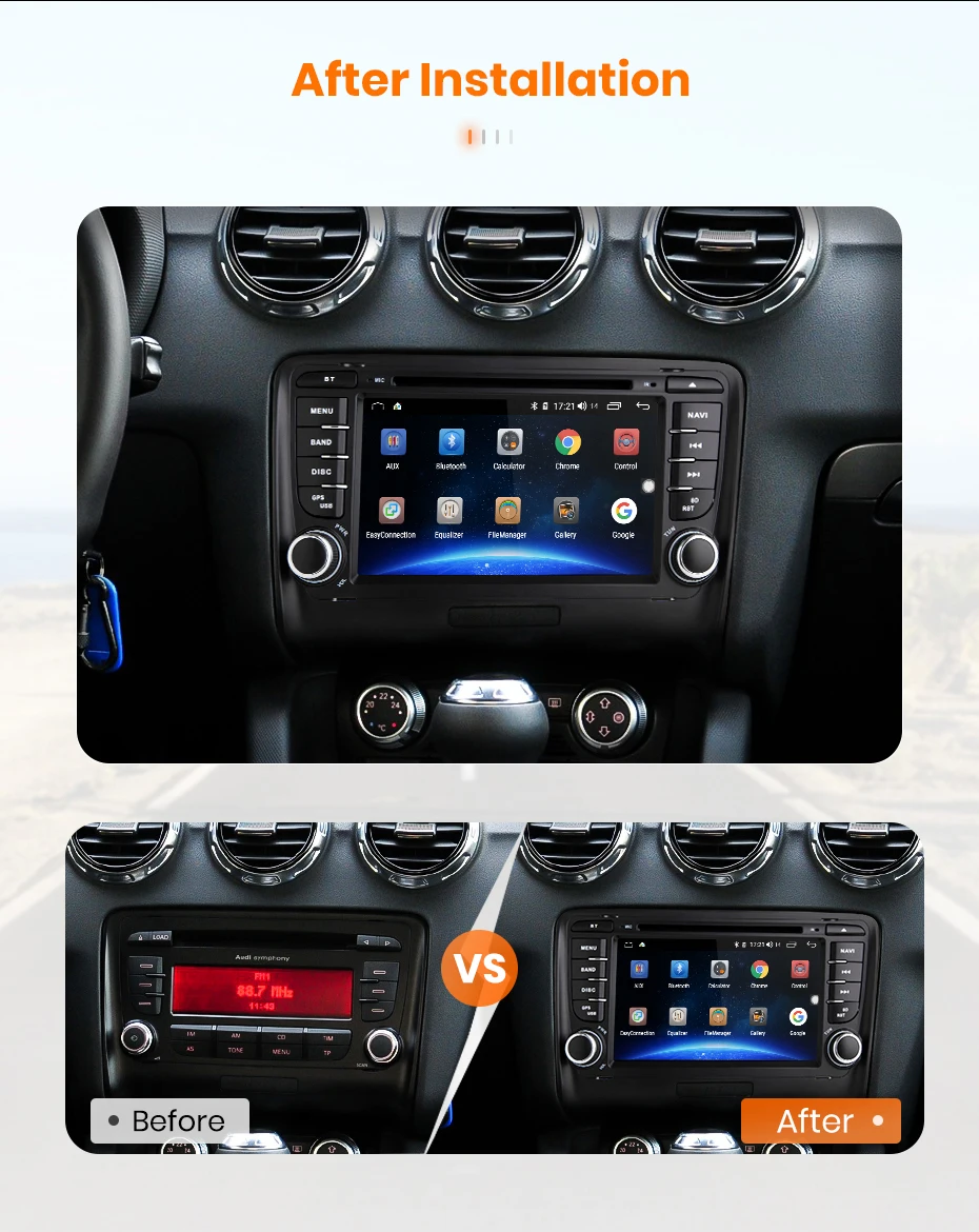 7 AI Voice 2 Din Android Auto Radio for Audi TT MK2 8J 2006 - 2014 Car  Radio Multimedia GPS Carplay Car Radio - AliExpress