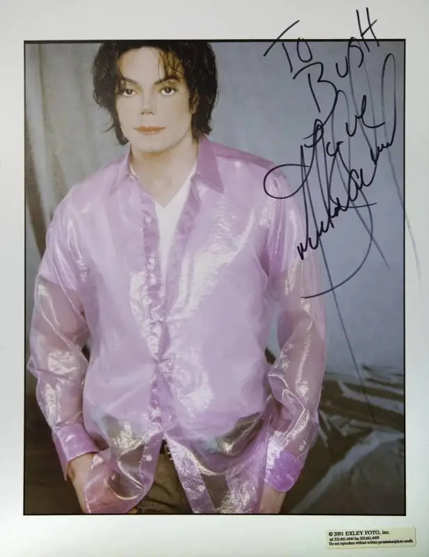 Mens Michael Jackson Shirt Transplant Color in Advertising 1997'S