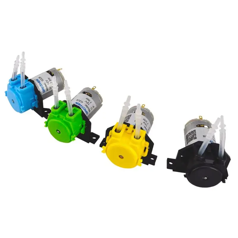 Aquarium Dosing Pump 12V Peristaltic DIY Aquarium Chemical Dosing Pump Tube Head