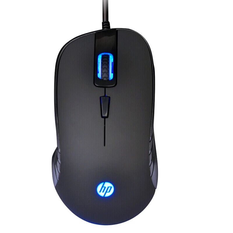 Оригинальная Компьютерная Мышь hp Проводная игровая мышь G100 черный и белый USB оптическая 2000 dpi регулируемая подсветка натуральная мышь для ПК