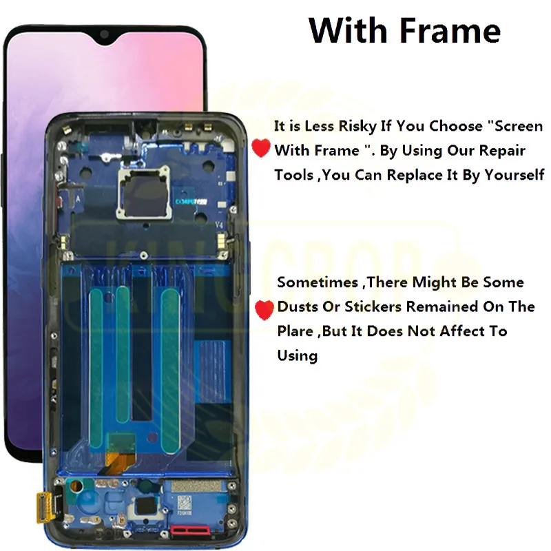 Для oneplus 7 Замена ЖК-дисплея+ сенсорный экран для oneplus 7 дигитайзер сборка Замена для oneplus 7 lcd