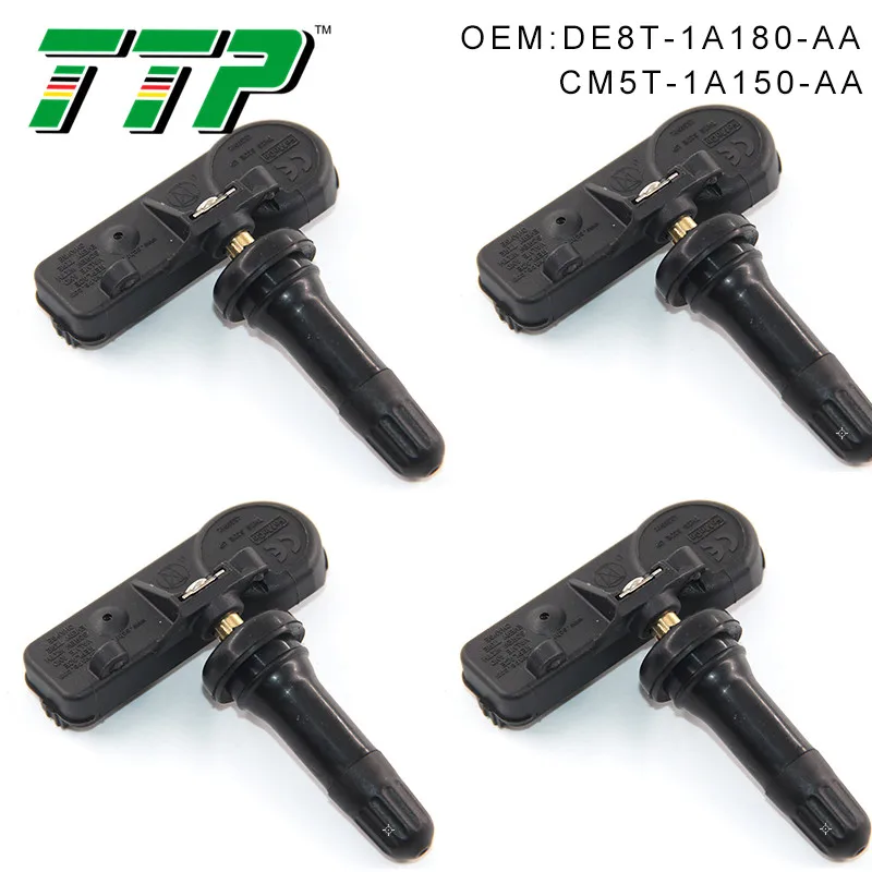 TTP 4 шт. DE8T-1A180-AA TPMS датчик давления в автомобильных шинах Система контроля клапанов для CM5T-1A150-AA Ford Escape Expedition 315 МГц
