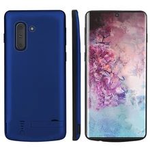for Samsung Note 10 Battery Charger Case 5000mAh Extended Battery with Bracket for Samsung Galaxy Note 10 Plus Charging Cover